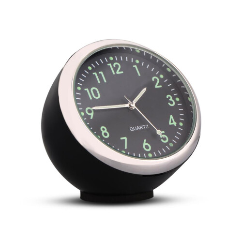 Car Quartz Clock Exquisite Hour Clock Clear Stick-on Car Accessories 1