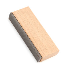 Blocco levigante per chitarra,Metallo+Acero,10x4x1,6cm,Legno