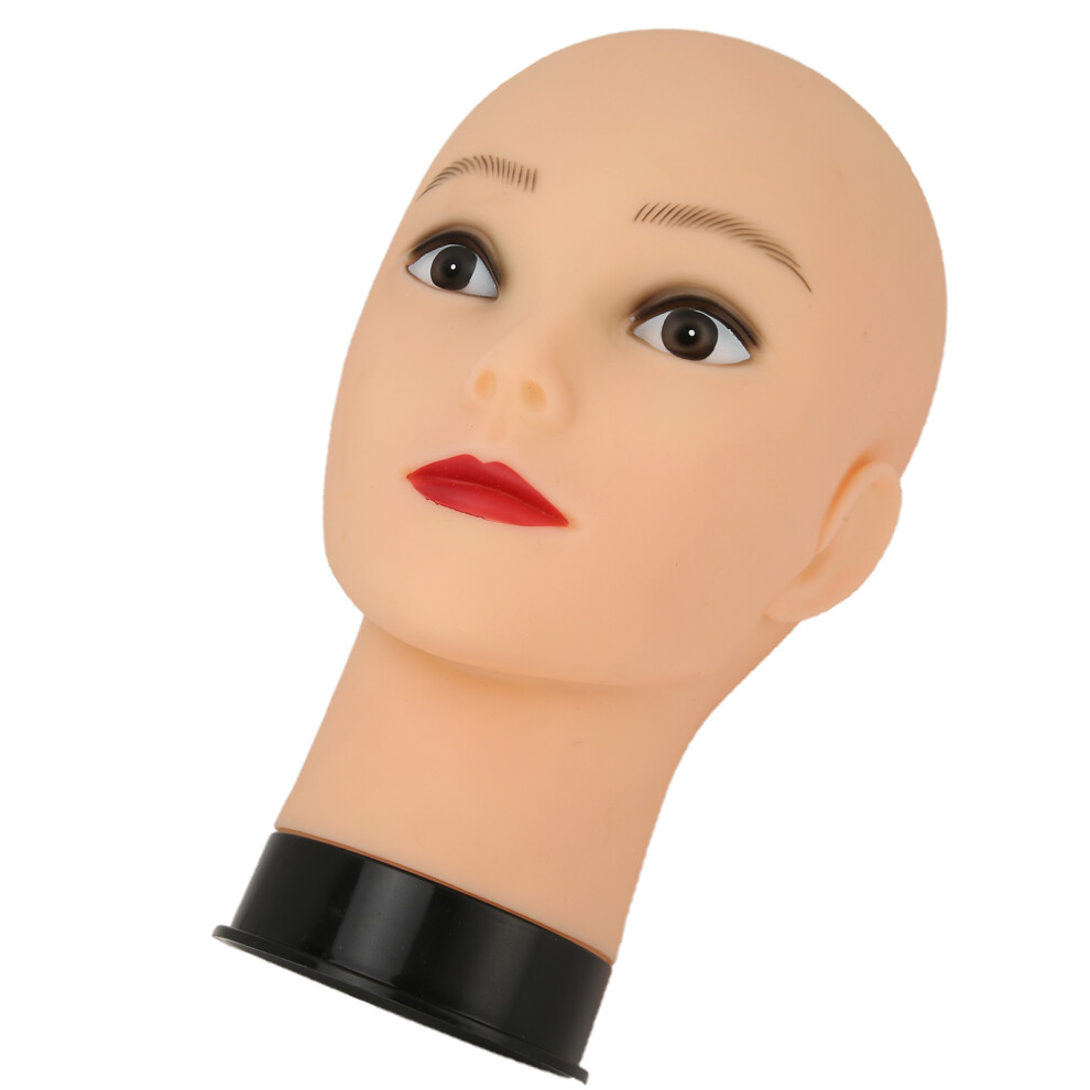 Professional PVC Rubber Mannequin Head for Wig & Glasses Display, 53cm