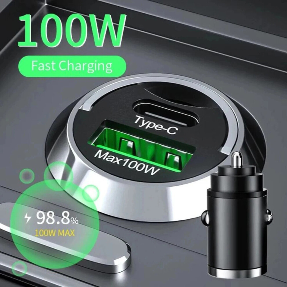 Fast Car Charger 2 Usb Port For Iphone Samsung Cigarette Lighter Socket Adapter 5051219934841