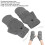Fingerlose beheizte Handschuhe USB 16 cm / 6,3 in Grau 10