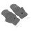 Fingerlose beheizte Handschuhe USB 16 cm / 6,3 in Grau 14