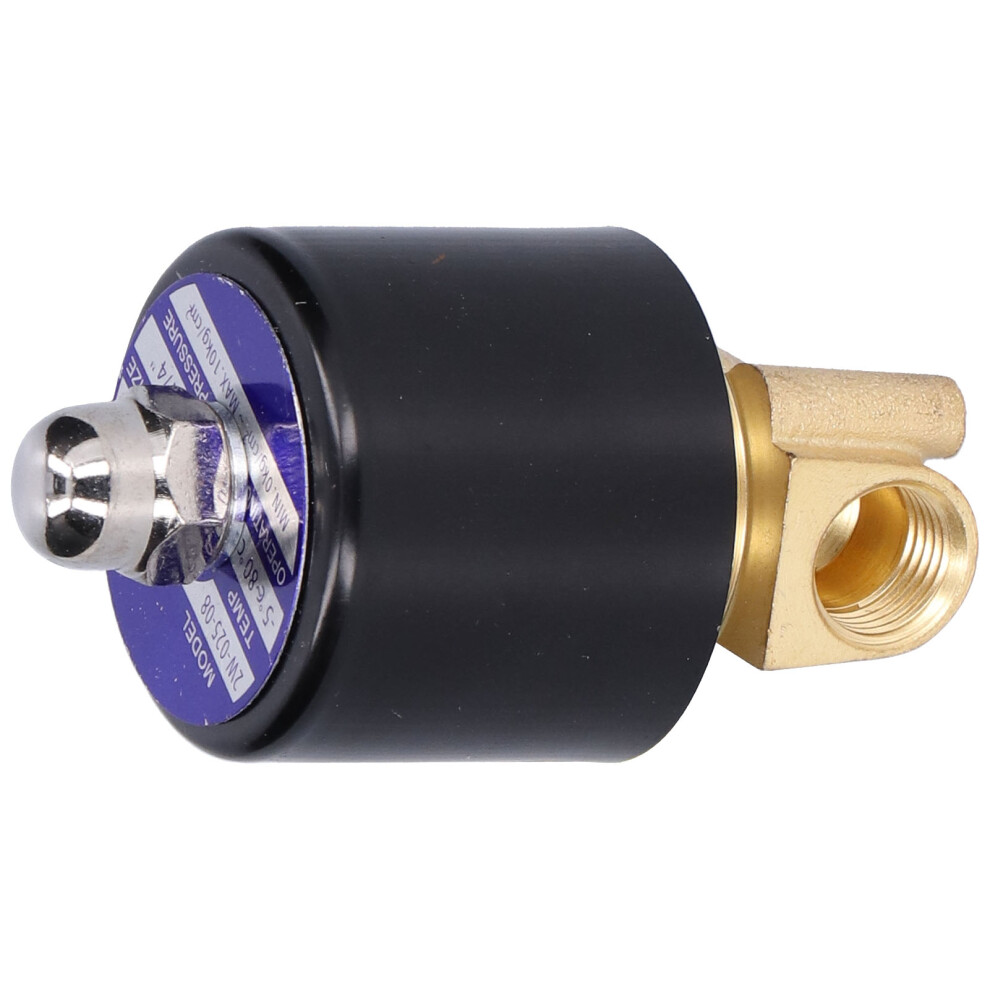 2W-025-08 Electric Solenoid Valve 1/4In Brass Normally Closed For Water Air Diesel 4671358463609