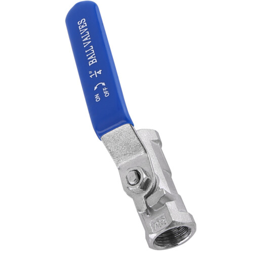 Rust-Proof 304 Stainless Steel 1/4" BSP Ball Valve Female Thread 2