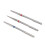3-teiliges Nagelbohrer-Set aus Wolframstahl, 8