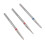 3-teiliges Nagelbohrer-Set aus Wolframstahl, 3