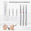 3-teiliges Nagelbohrer-Set aus Wolframstahl, 15