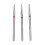 3-teiliges Nagelbohrer-Set aus Wolframstahl, 2