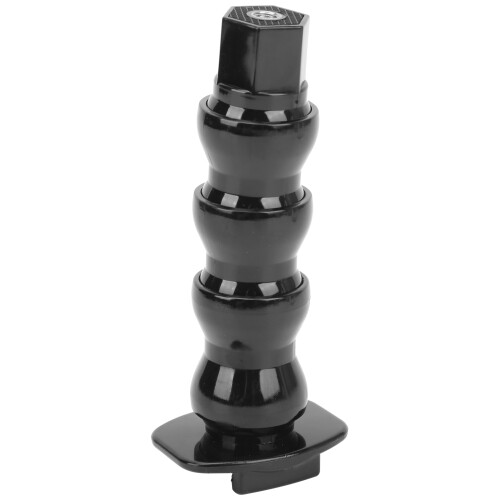 Flexible Gooseneck Jaws Monopod 4-Section Hose Mount Black 1