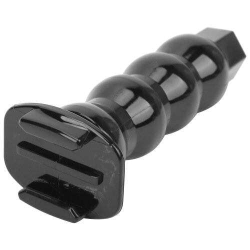 Flexible Gooseneck Jaws Monopod 4-Section Hose Mount Black 2