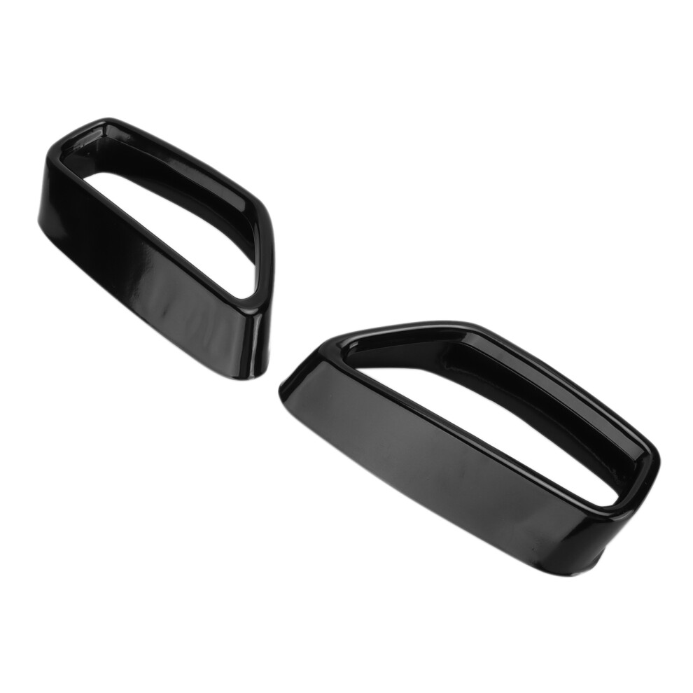 Stylish Exhaust Pipe Tip Cover Gloss 2Pcs For G30 G38 5 Series Black 3271358465071