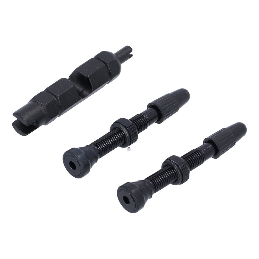 1.6In Tubeless Aluminum Valve Stem - Reliable Leak-Proof For Bikes 9321358465008