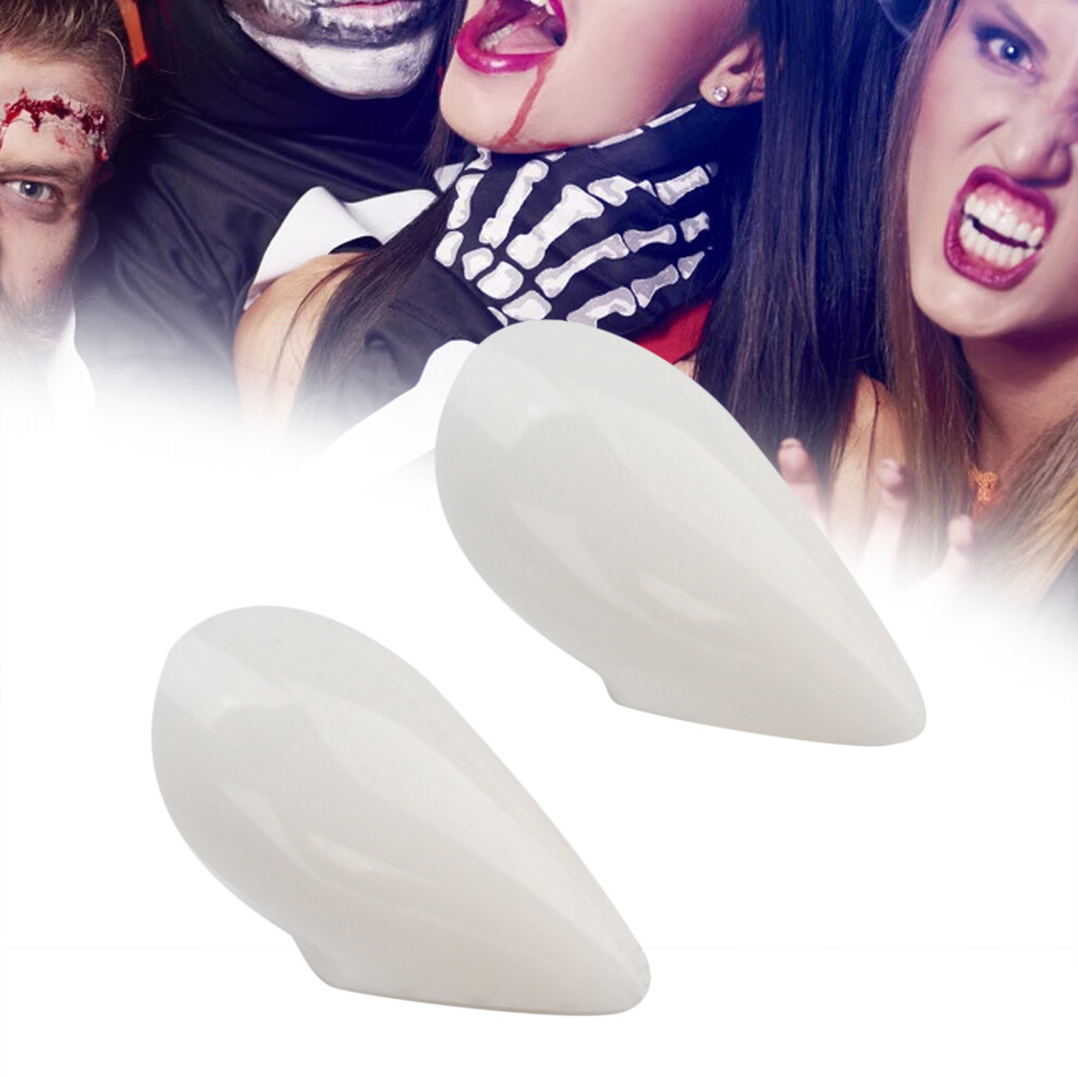 Vampire Fangs Resin Fake Teeth Halloween Cosplay Prop 15mm / 0.59in Dentures