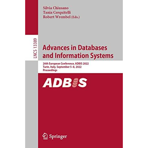 Advances in Databases and Information Systems Paperback Book