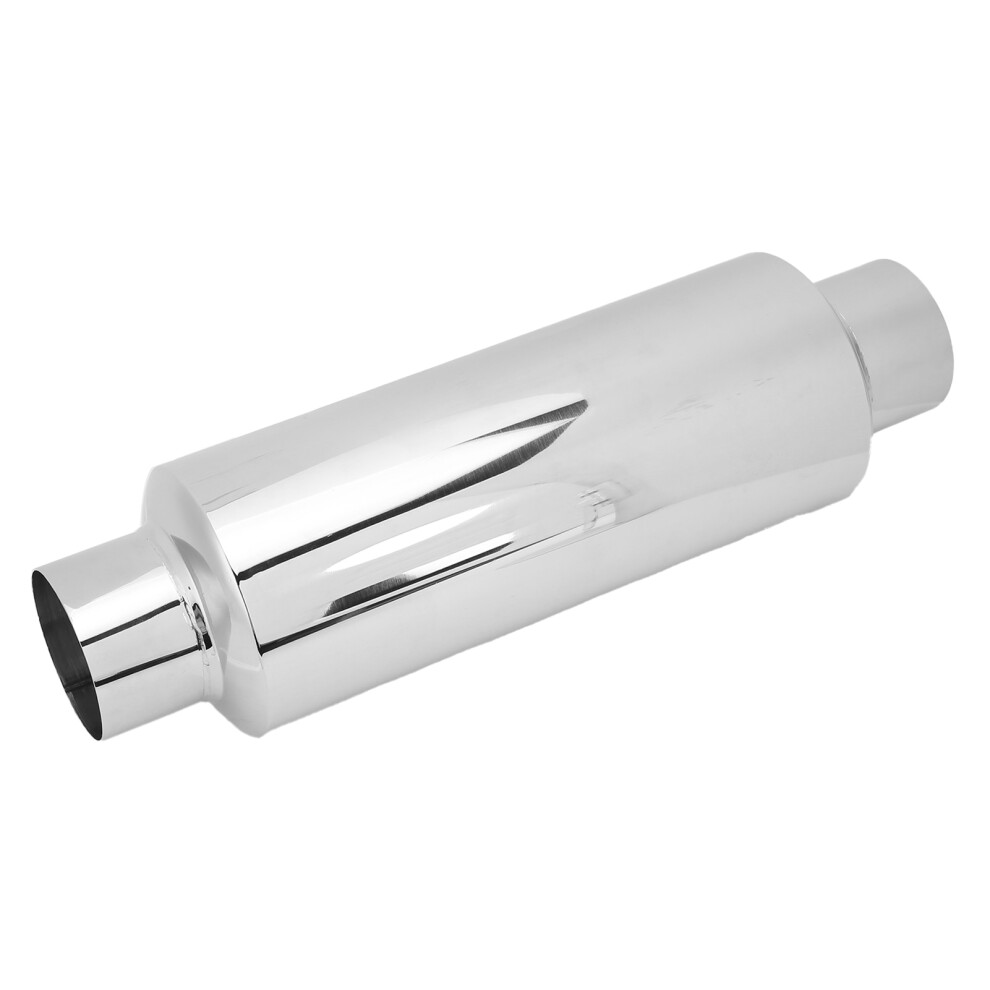 2.5In Stainless Steel Muffler Silencer With Sound-Absorbing Cotton 7621358466558