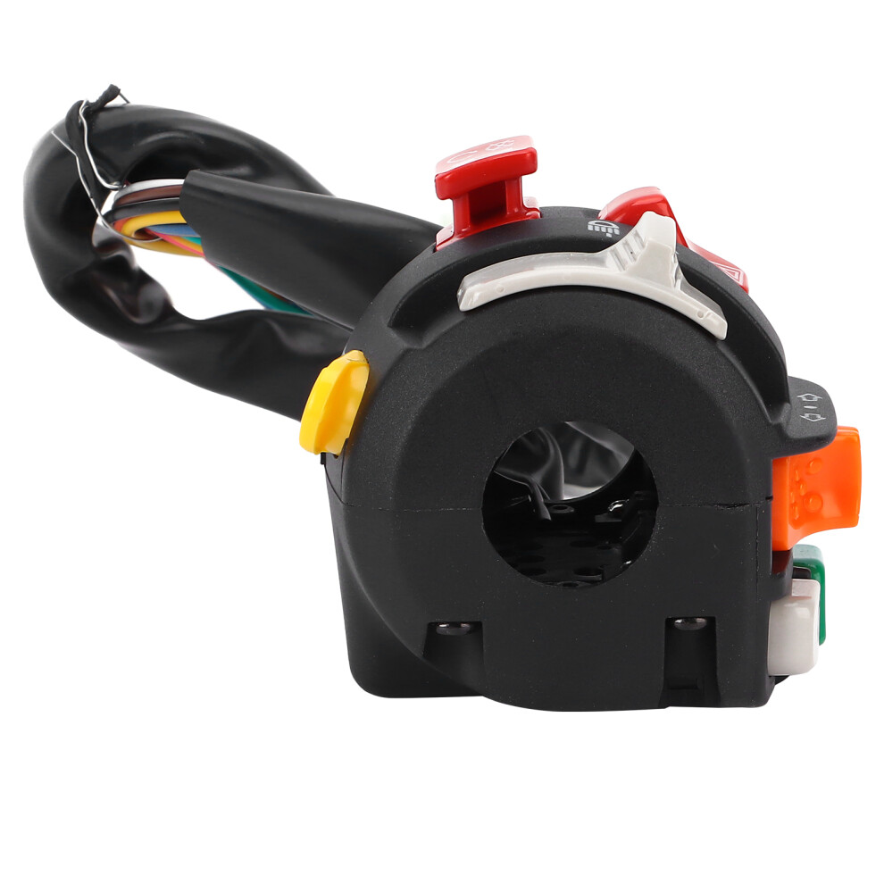 22Mm Waterproof Handlebar Switch For High/Low Beam, Turn Signal & Ignition Light 8731358467000