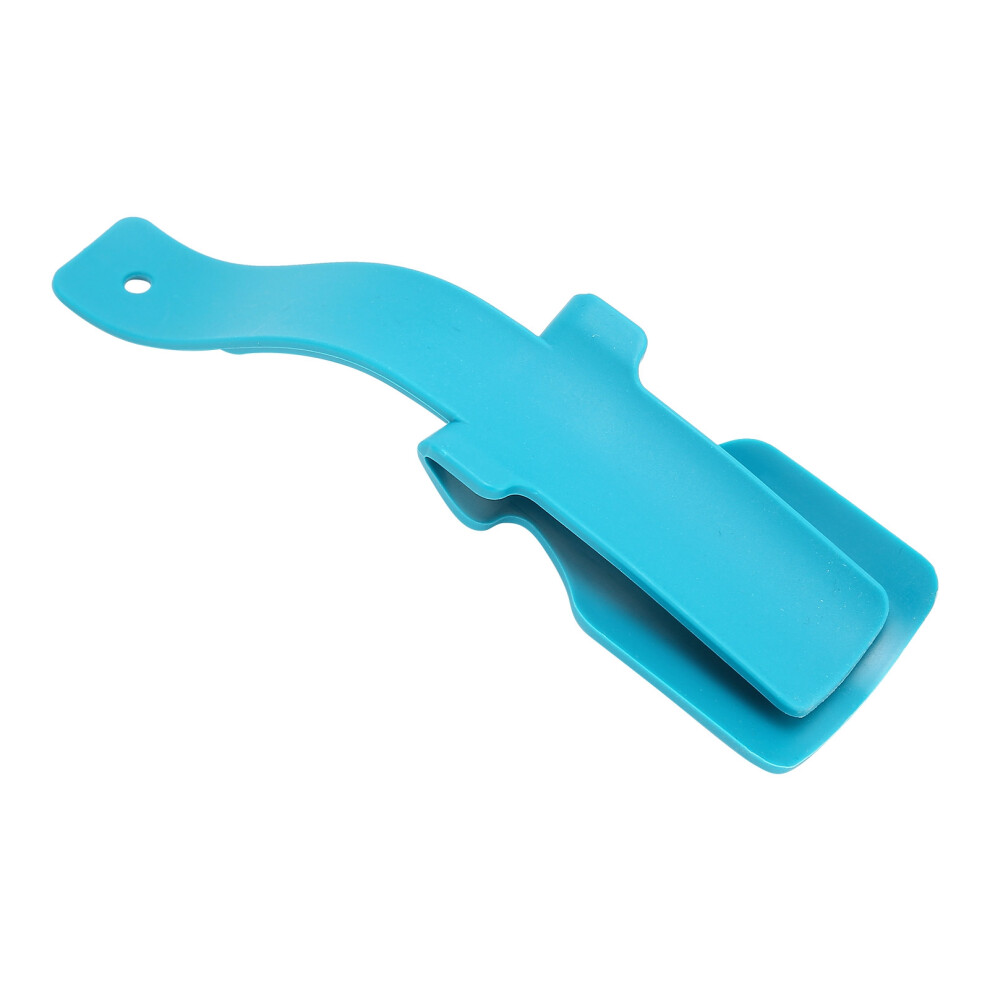 Blue Ergonomic Shoe Horn For Adults & Kids Portable Travel Shoe Helper