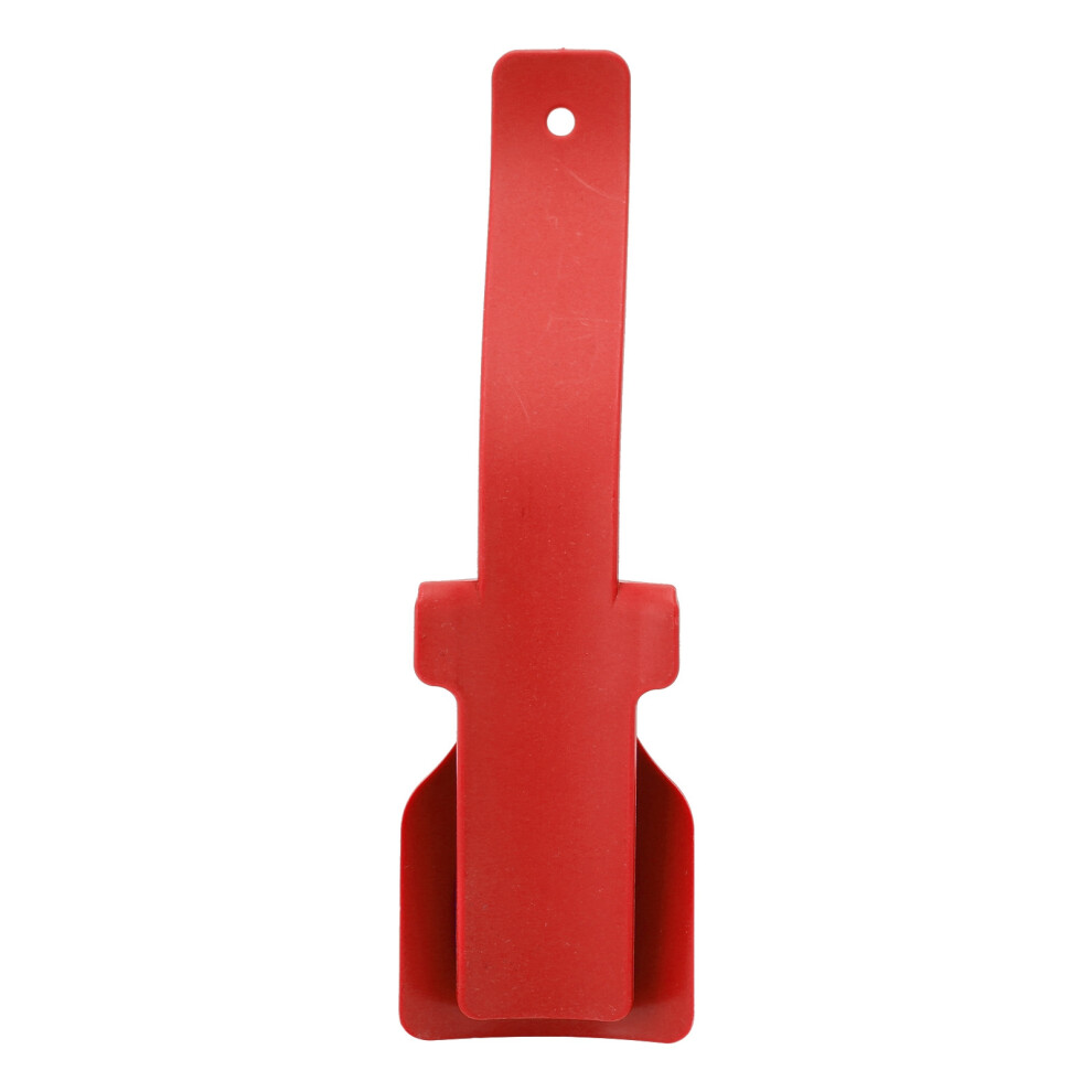 Red Portable Ergonomic Shoe Horn - Ideal For Elderly & Travelers
