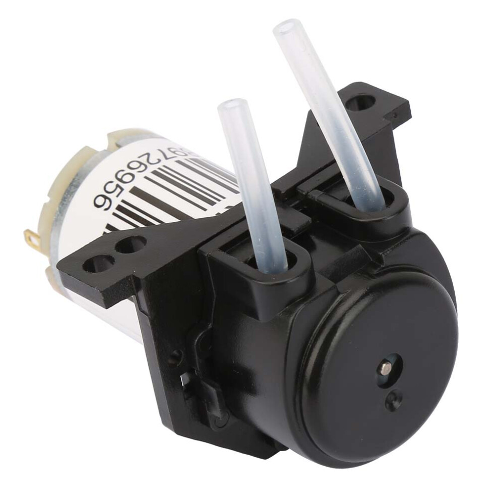 6V Black Miniature Silent Peristaltic Pump 0.1-100 Ml/Min Compact Size 8271358471657