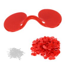 Chicken Peeper Anti-Pecking-Goggle 100 Stück mit Eye Emboli für kleine Hühner