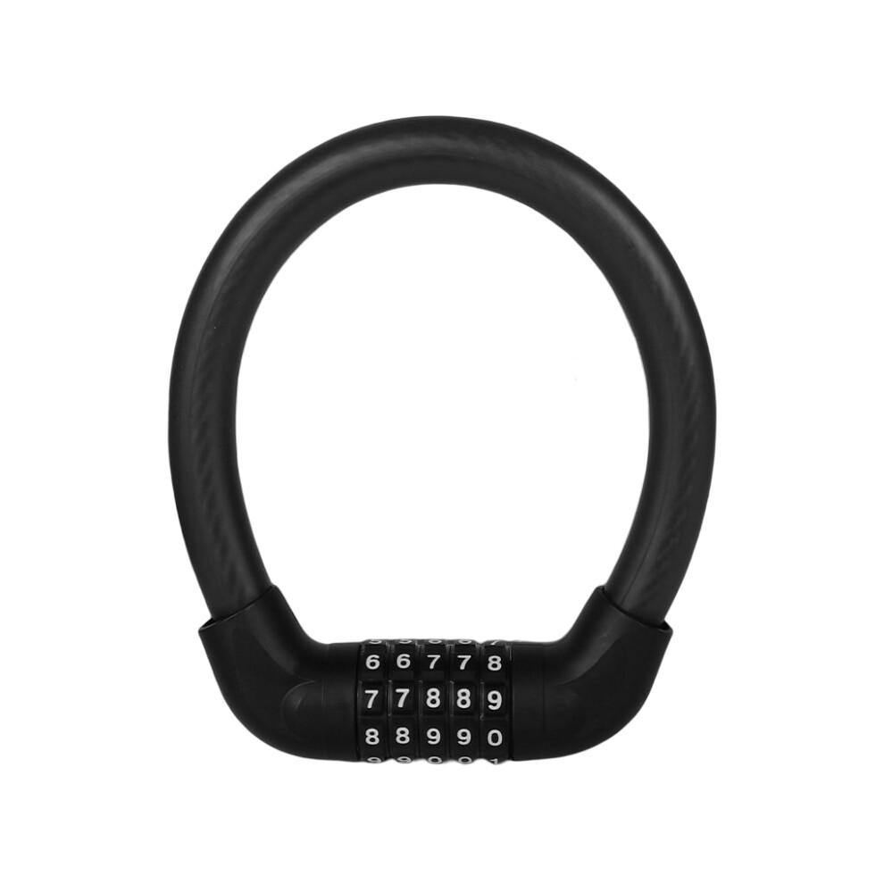 (MiniBlack) Bike Lock Universal Anti-theft Thickened Locks Combination Code