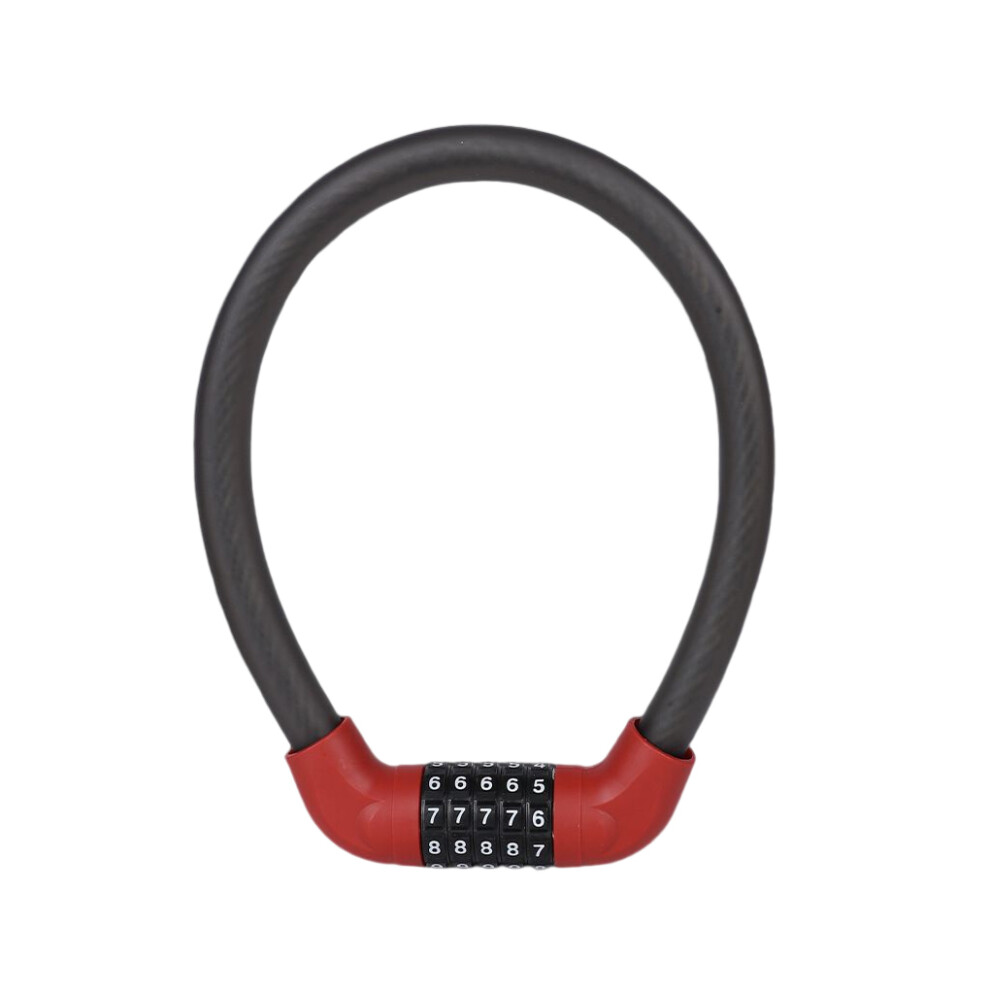 (LongRed) Bike Lock Universal Anti-theft Thickened Locks Combination Code