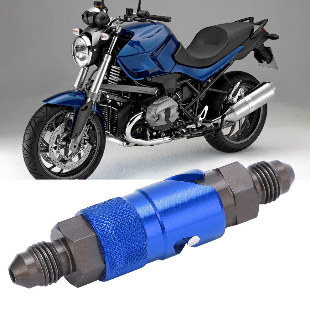 Aluminum Alloy Brake Line Adapter for Car & Motorcycle - Blue-image-OPC-PMS8VCW-NEW