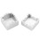 Aluminium Mini-Poolkegelkreidehaltercase, Silber, 3cm 11