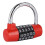 5 Digit Red U-Shaped Suitcase Lock – Secure Zinc Alloy Combination Padlock 9