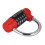 5 Digit Red U-Shaped Suitcase Lock – Secure Zinc Alloy Combination Padlock 4