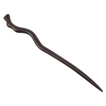 1Pc Black Ebony Hair Chopstick Simple Wooden Hairpin Classical Style