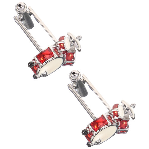 2 Pezzi Gemelli Per Abito E Camicia Set Mini Piatti Da Batteria