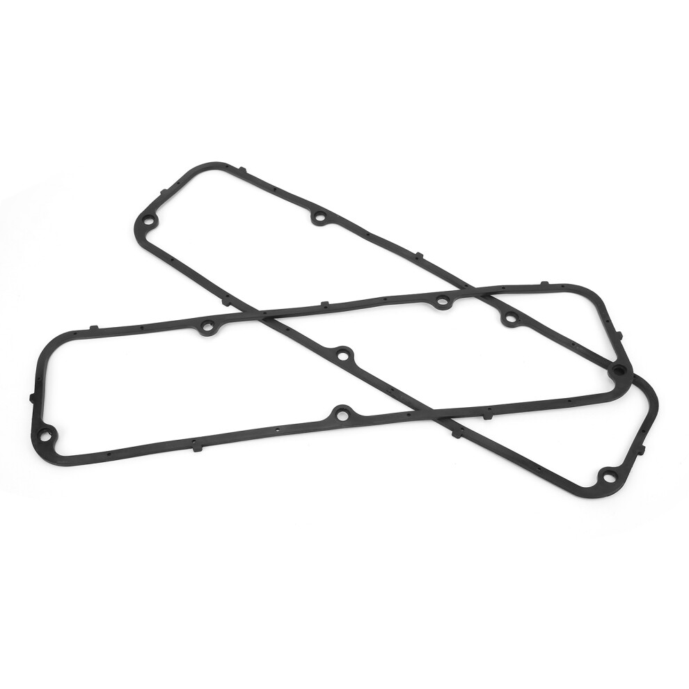2Pcs Rubber Valve Cover Gaskets For Ford Fe Engines 352-428, Black 4941358475996
