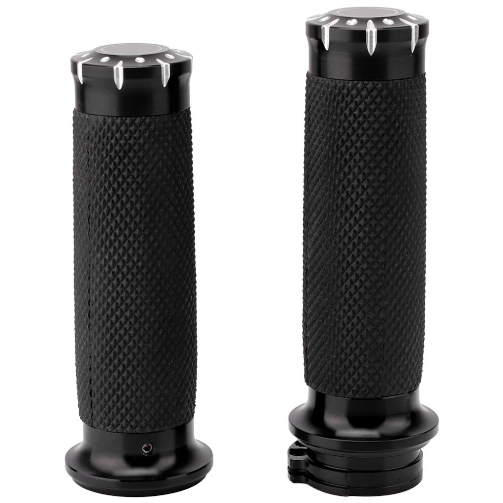 Motorcycle Handlebar Grips 25Mm Cnc Aluminum Fit For Honda Yamaha Suzuki Kawasaki 5001358476313
