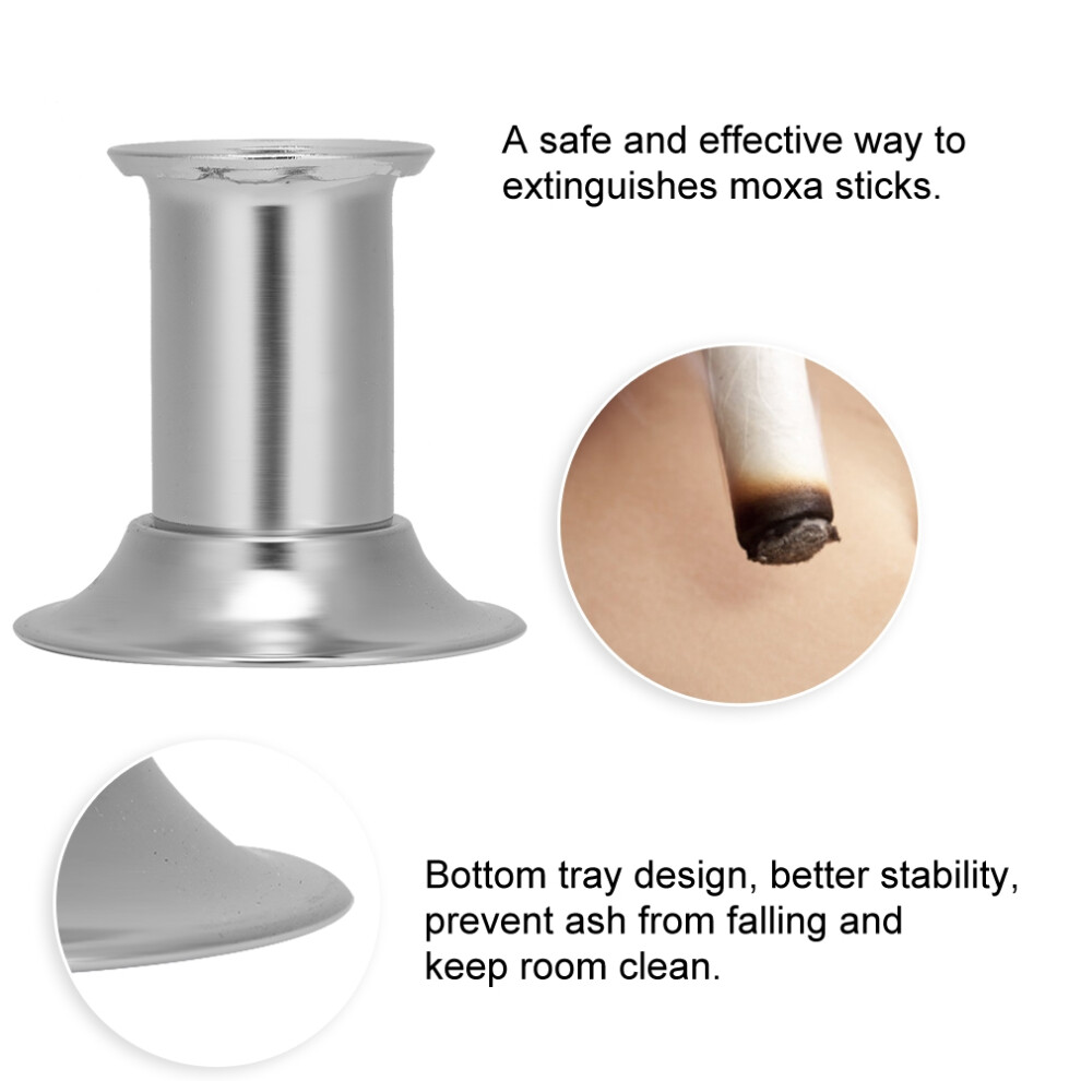Stainless Steel Moxa Stick Extinguisher Roller for Home Moxibustion Use 03#