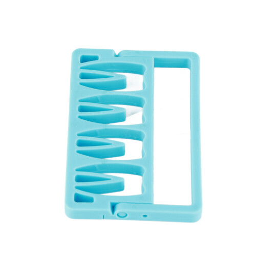 Supporto per trapano endodontico con 8 fori 8,7x5,7x0,6 cm blu 1