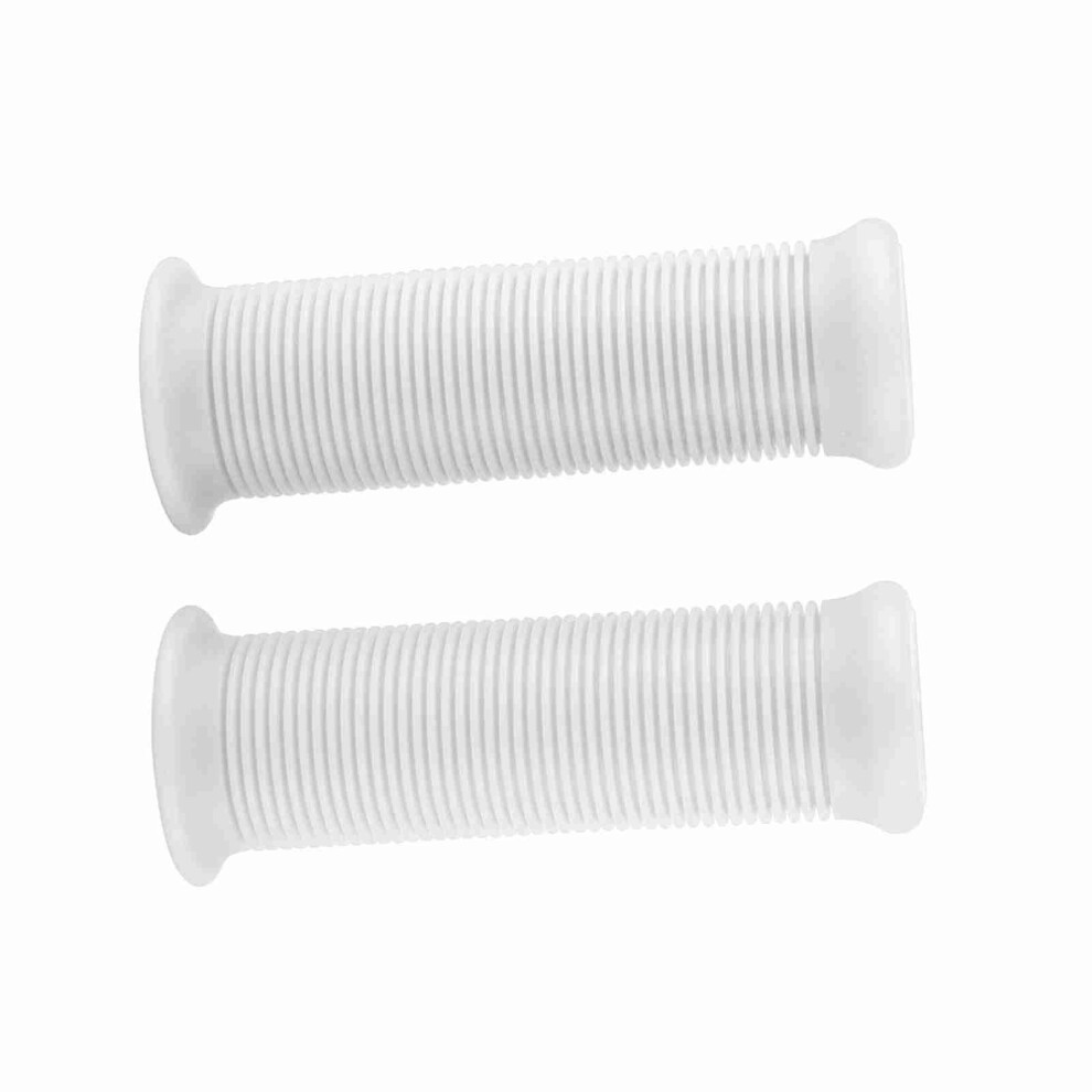 Motorcycle Handlebar Grips 25Mm 1Inch Tpu Durable Vintage Universal White 4291358478139