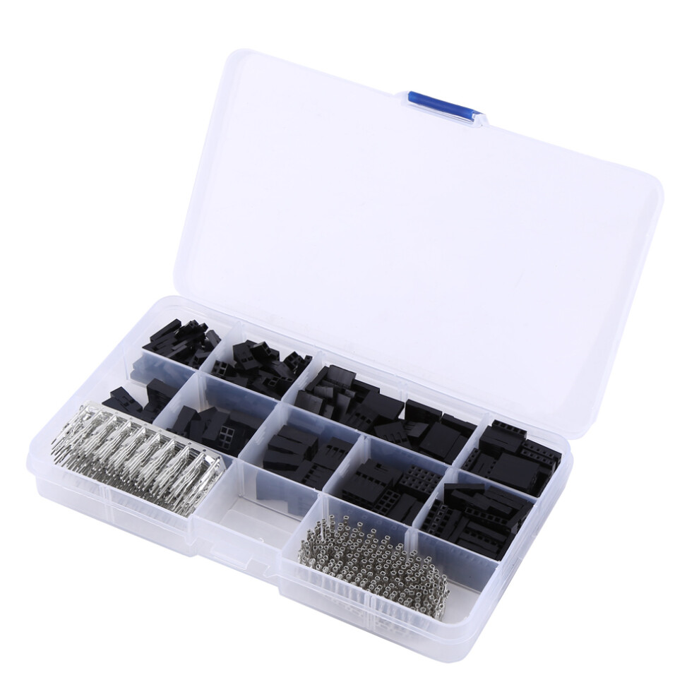 610Pcs 2.54Mm Electronic Connector Kit For Diy Prototyping 5051358478756