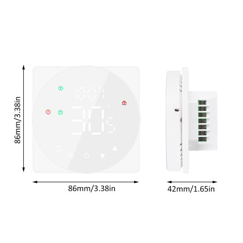 LCD-Display Smart Temperaturregler 5A Touchscreen