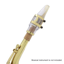 Transparent Crystal Alto Saxophone Mouthpiece Kit, 90x27mm