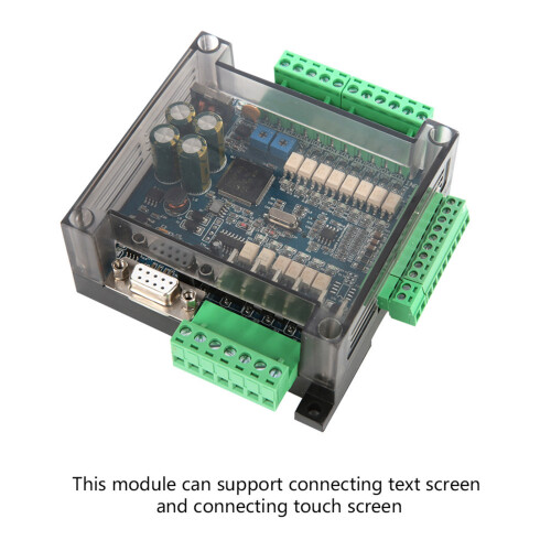 FX3U 14MT Industrial Control Board 6AD 2DA 24V 1A Controller Module