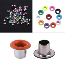 Metallöse 3mm, verschiedene Farben, 500 Stück für Kartenherstellung & Lederprojekte