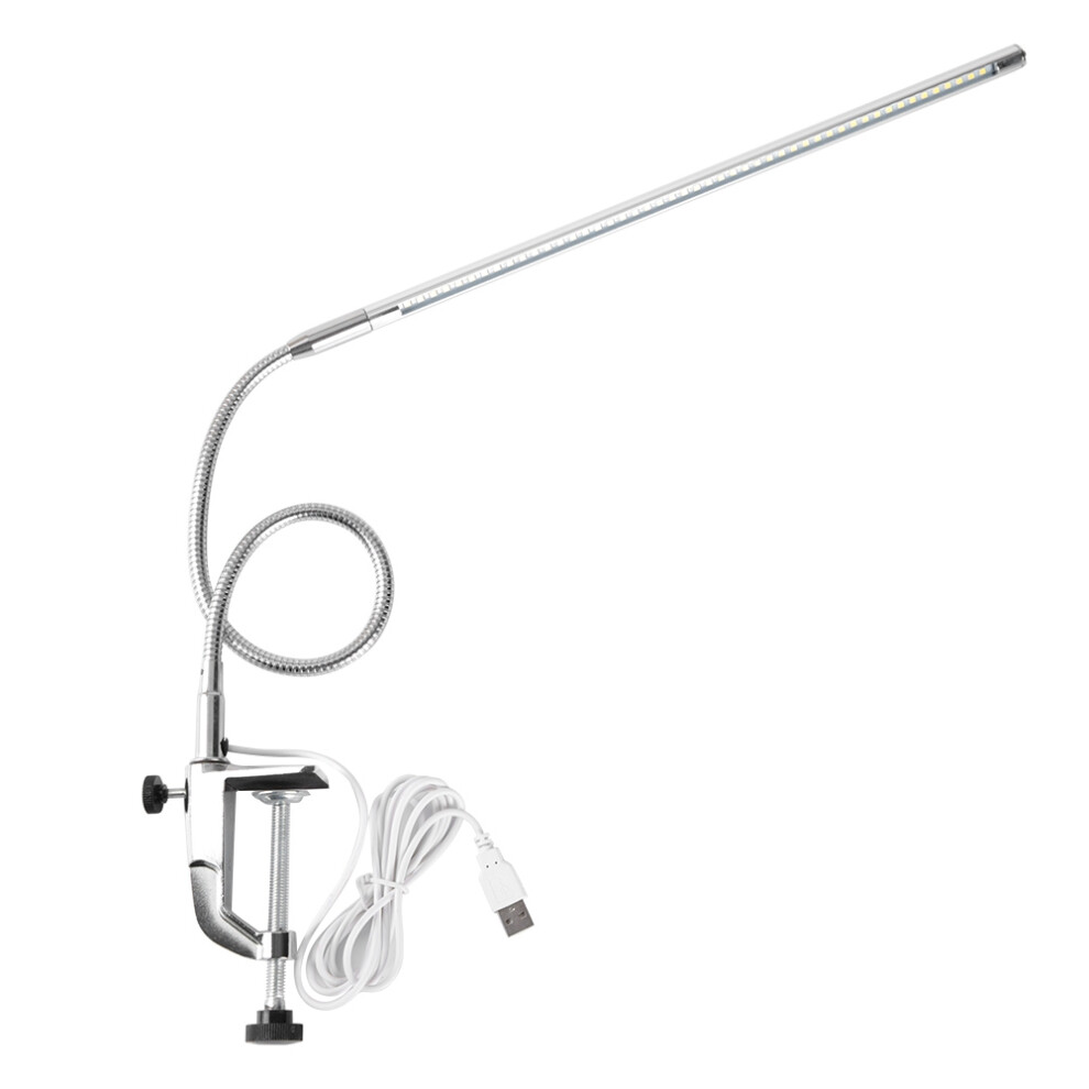 Light Flexible Usb Led Desk Lamp With Clip Ideal For Manicure Reading Tattoo Work