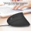 USB Wired Left Hand Vertical Mouse Ergonomic Gaming Mouse Wrist Comfort Black 11