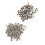 Perfekt für DIY: 100 Sets 8x8mm Silber Double Cap Rivets und Studs 1
