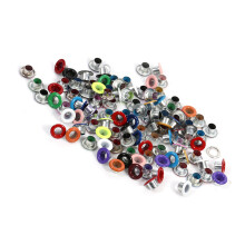 Vielseitige 4 mm Ösen, 100 Sets – Perfekt für Leder- und Stoffarbeiten
