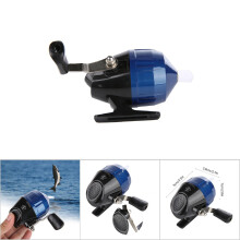 Lightweight Portable Blue Spincast Reel with Dart & Slingshot for Outdoor Fun