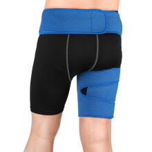 Blauer perforierter atmungsaktiver Taille-Stützgürtel für Oberschenkel- und Leistenverletzungen