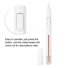 0,8 mm Roségold Nagelperlen-Stift zum Nageldesign & Nailart