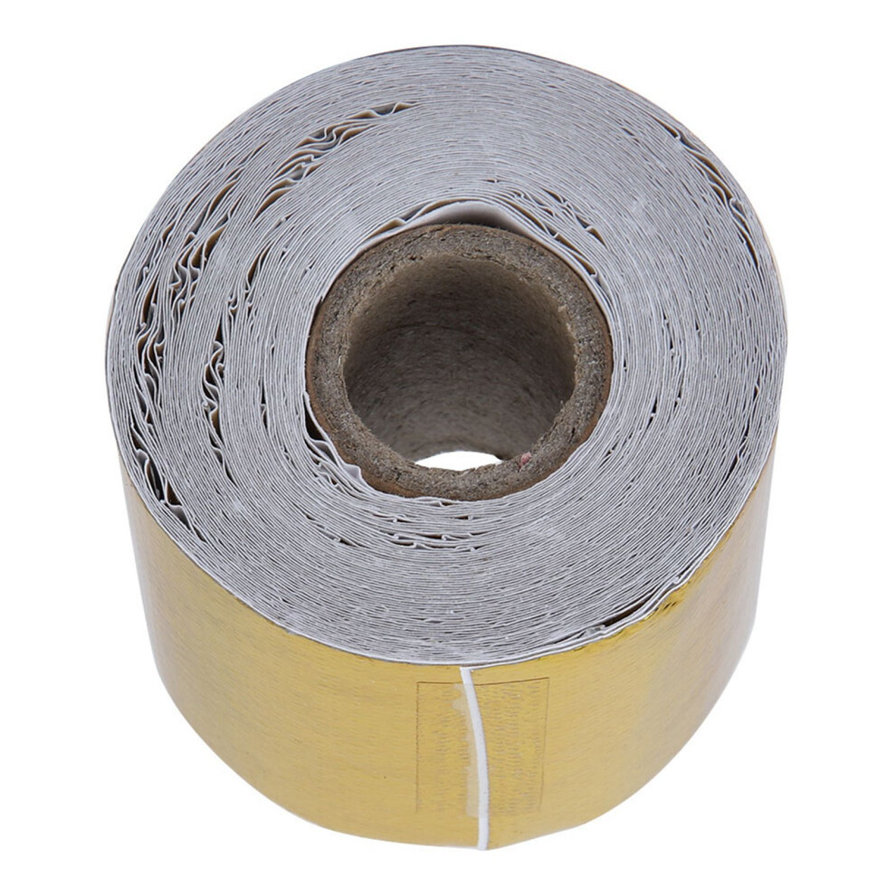 Aluminum Foil Adhesive Tape 10M X 5Cm For Heat Protection Golden 9471358487941